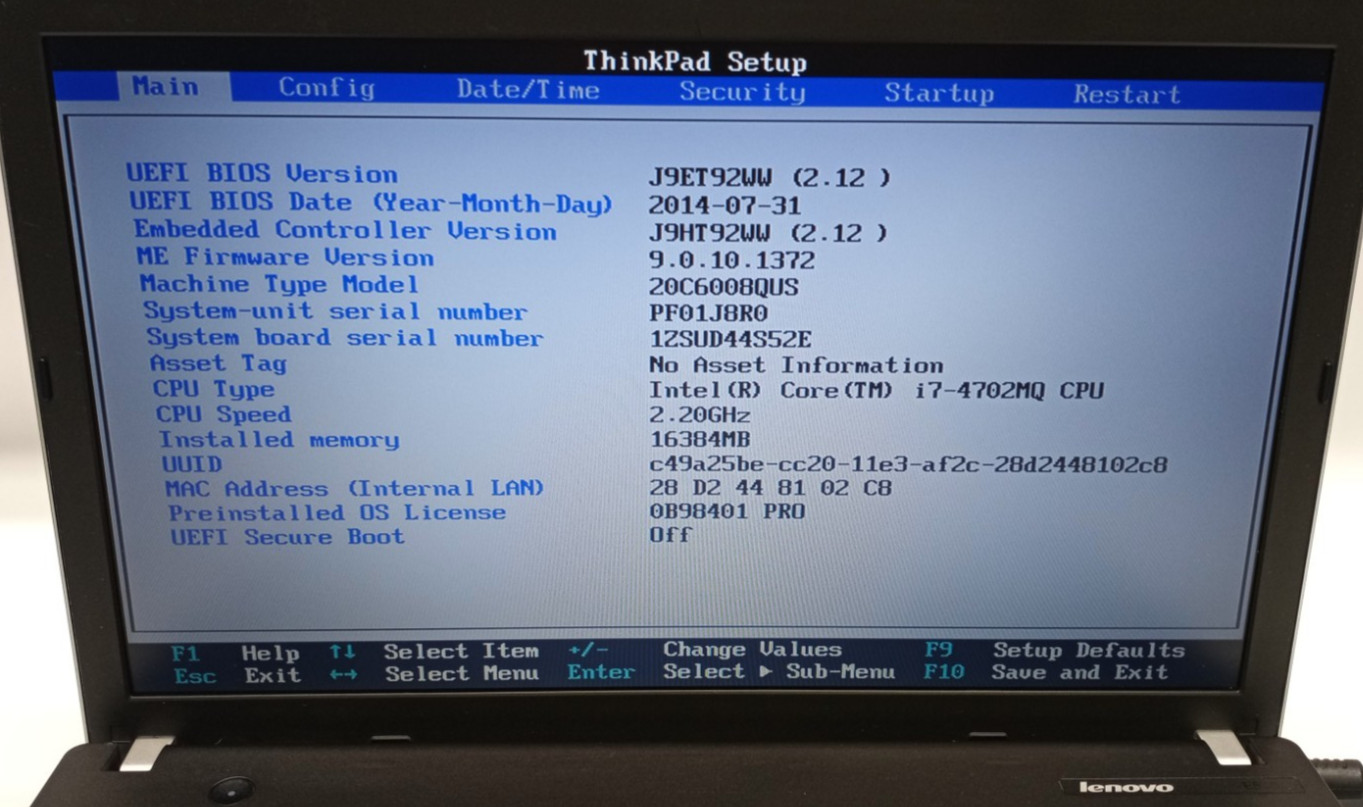Lot of 2 Lenovo ThinkPad E540/E560 i5&i7-4th&6th Gens 8GB RAM No HDD/OS MC445!