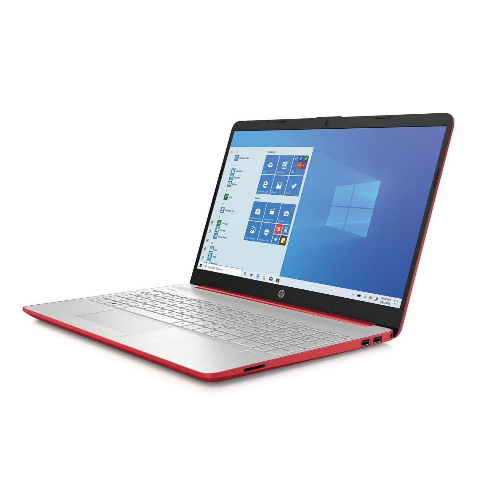 HP 15.6″ 15-dw0081wm Laptop/Intel N5030/4GB RAM/500GB HDD/Win10 Home, Red