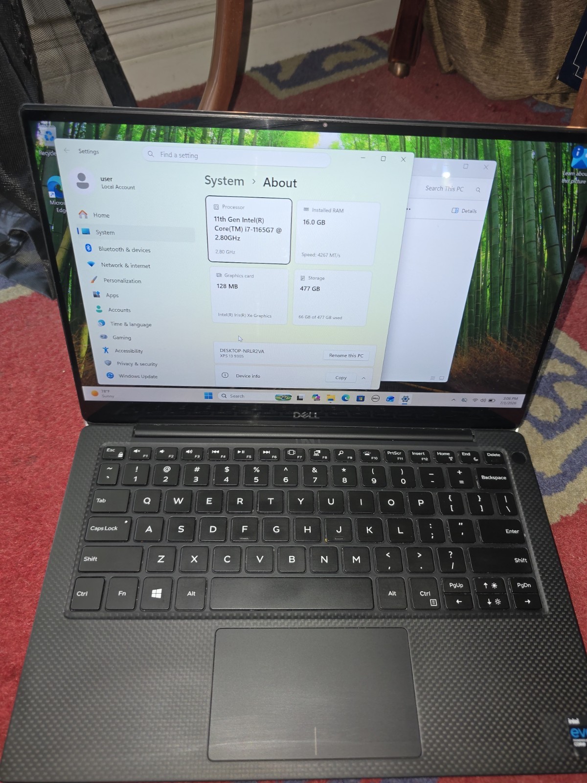 Dell XPS 13 9305 i7 11th Gen Touchscreen 16gb Ram 512gb Ssd Win11Pro W/CHARGER