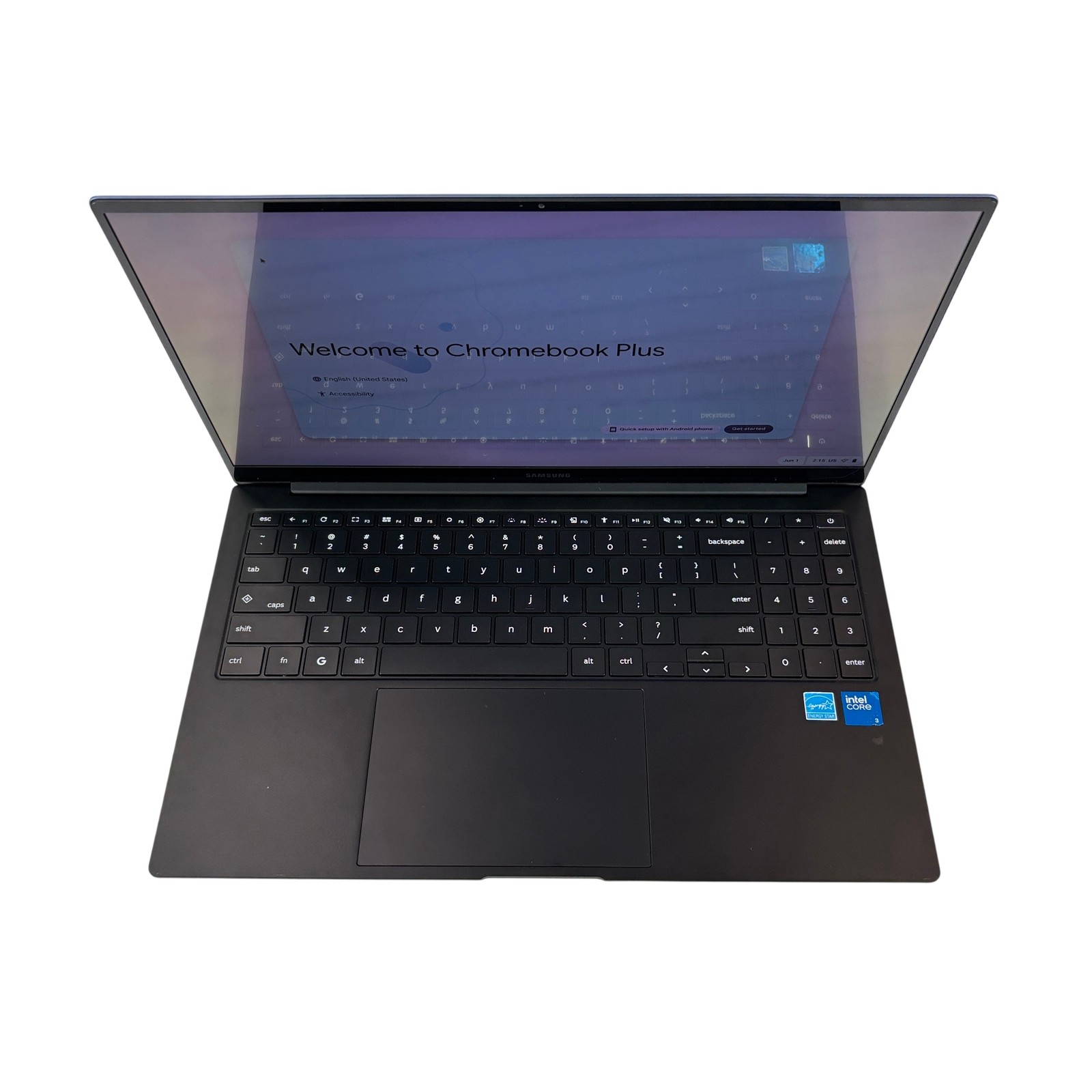 Samsung Galaxy Chromebook + XE550XGA Core 3 100U 4.7GHz 8GB RAM 256GB SSD 15.6″