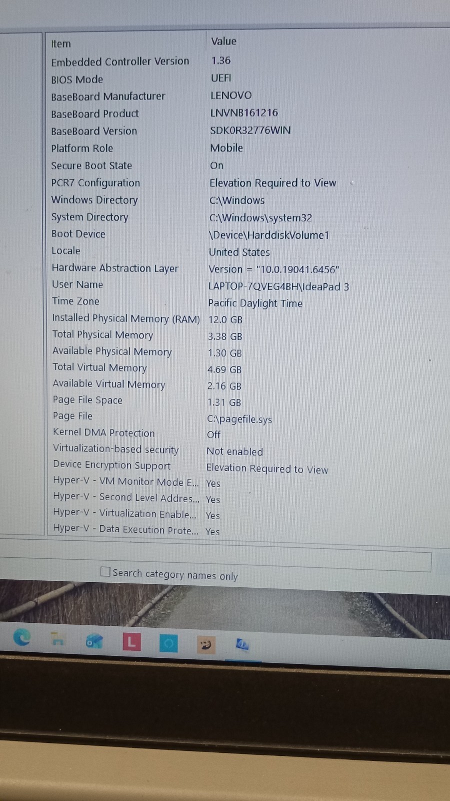Lenovo IdeaPad 3 17.3″ Laptop AMD Ryzen 7 3700U 12GB RAM 1TB HDD Win10