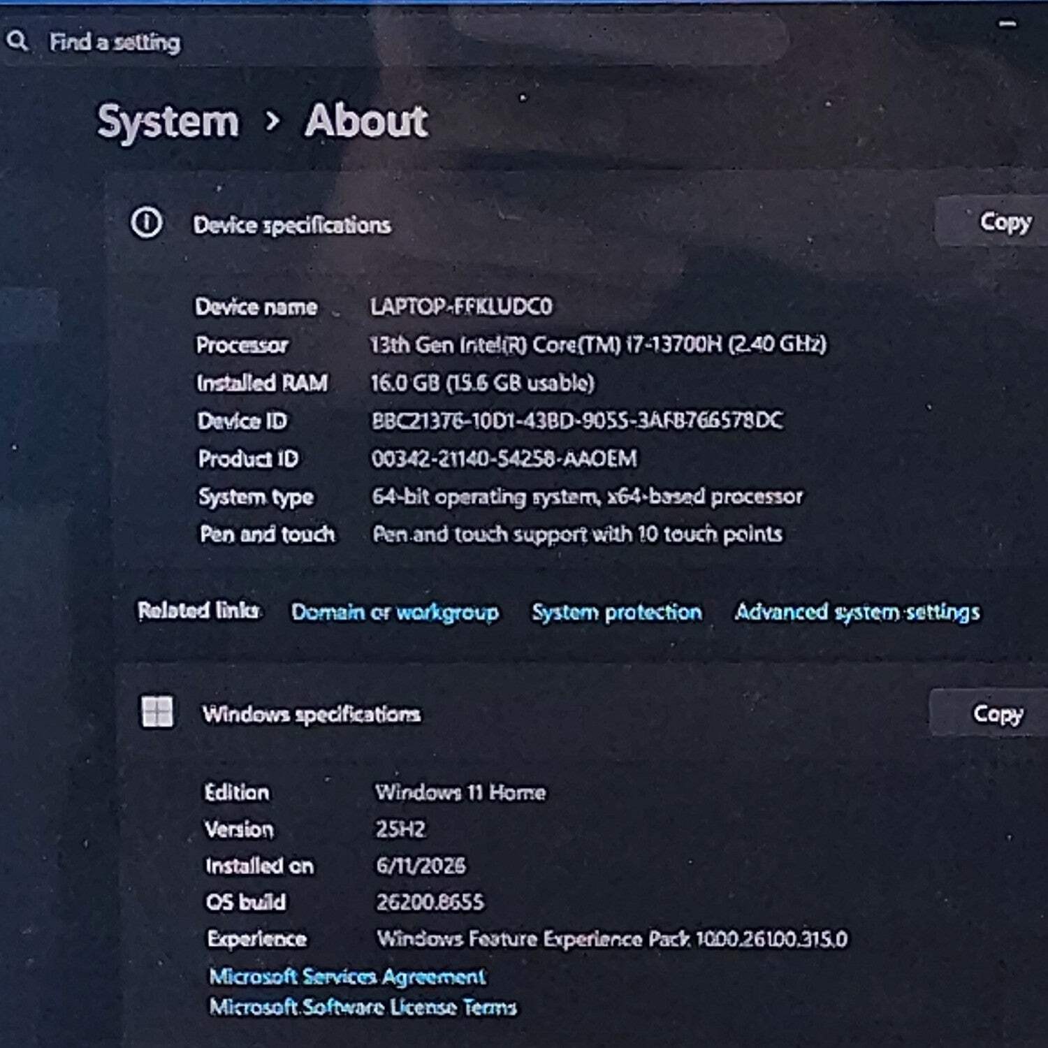 Asus Zenbook 14X Q420V 14.5″ i7-13700H 2.4GHz 16GB RAM 512GB SSD