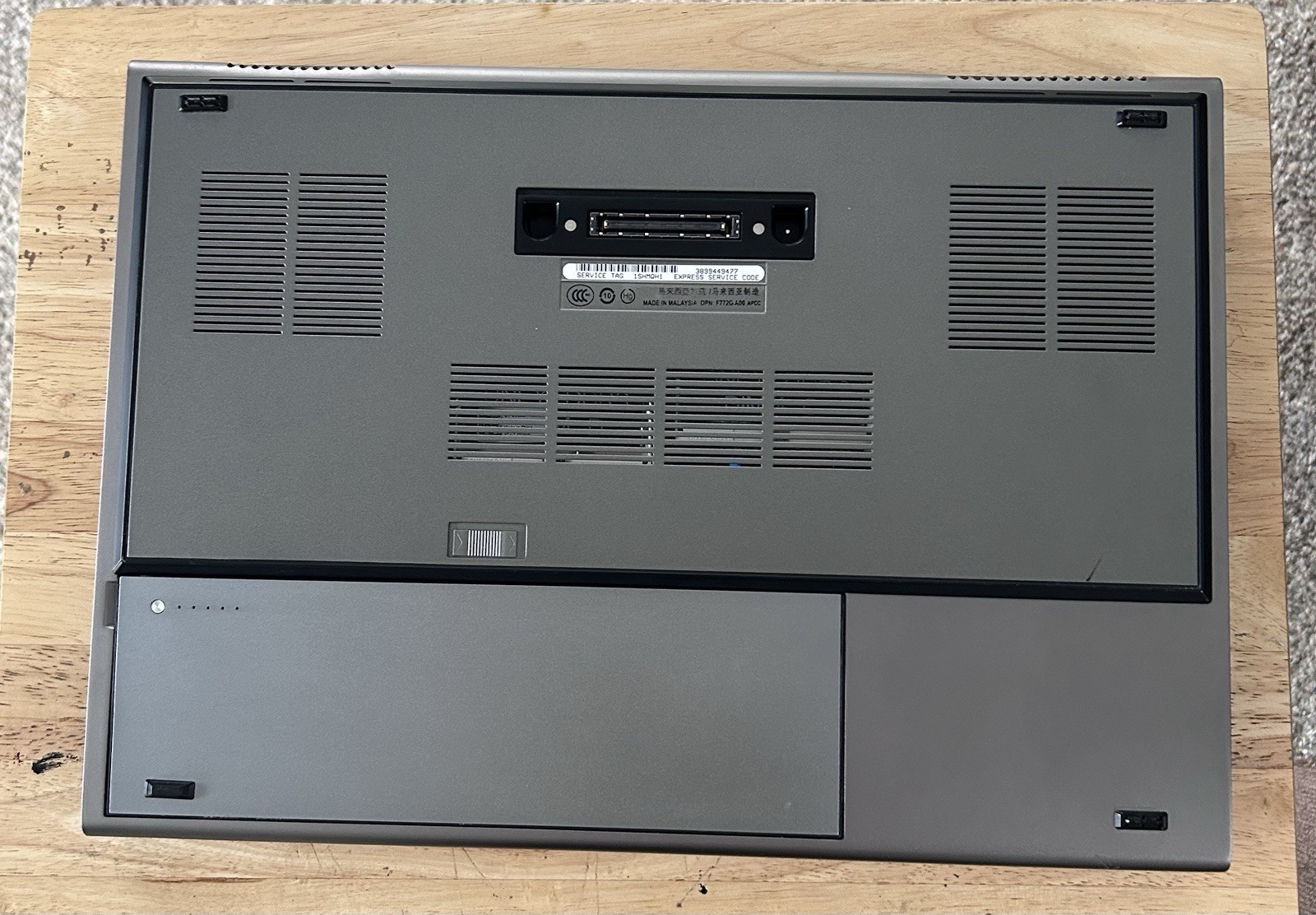 Dell Precision M6400 17″ Laptop Core 2 Duo cpu T9400 2.53 ghz w Charger