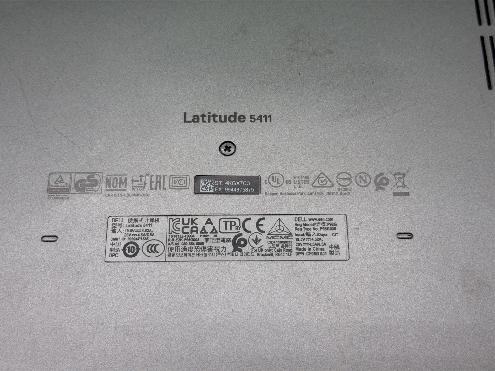 Dell Latitude 5411 14″ Business Laptop i5 16GB RAM 256GB SSD Win 11 Pro