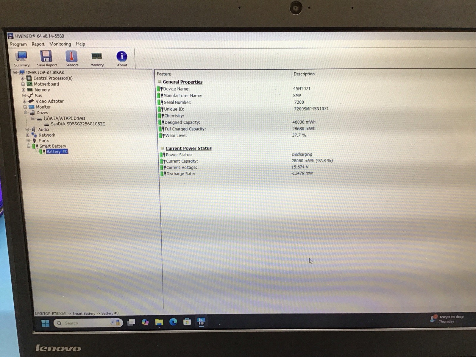 Lenovo ThinkPad X1 Carbon (i5-3427U 1.80GHz, 4GB (2×2)DDR3, 256GB SSD, WIN 11 E)