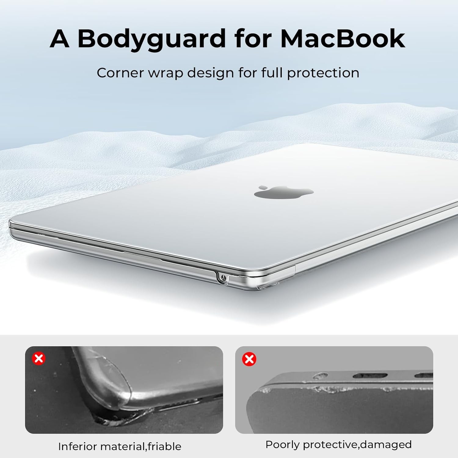MacBook Air 13 inch Case M5 2026-2022 M4 M3 M2 Model A3449 A3240 A3113 A2681