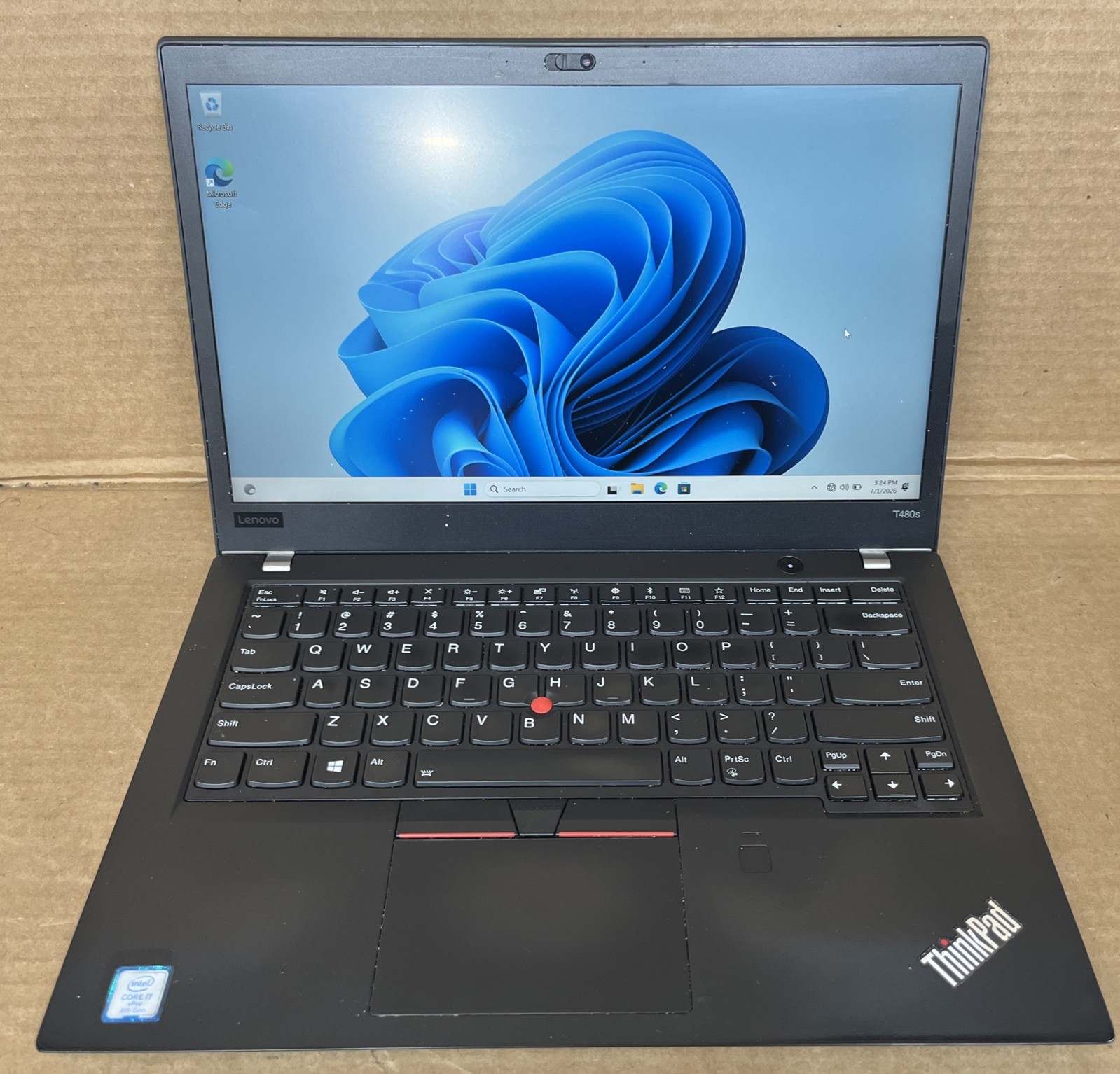Lenovo ThinkPad t480s, Intel i7-8650 @1.90GHz, 16 GB RAM, 512 GB SSD, W11P