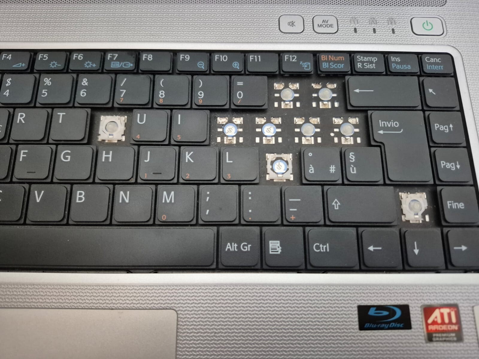 Sony Vaio Laptop Vgn-NS11Z Cpu Intel Core 2 Duo T5800 2.00MHz Broken For Parts