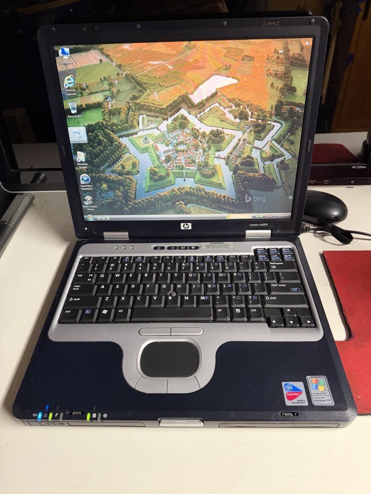 Vintage HP Compaq NC 6000 Business Laptop WinVista Buss #003