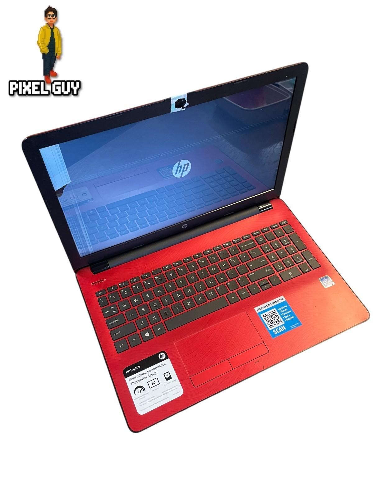 HP Pavilion 15-BS234WM 15″ Pentium Silver N5000 1.1GHz 4GB RAM 500GB HDD AS IS