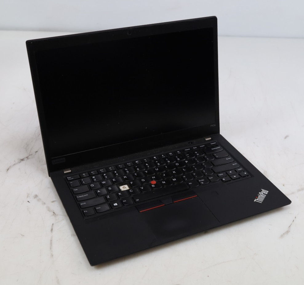 Lenovo ThinkPad P43s 14″ Intel i7-8565U 8GB Quadro P520 NO HDD COA OS AS-IS