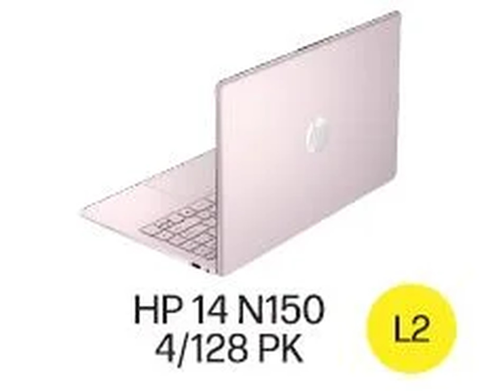 HP Stream 14 inch Win 11 Laptop Intel Processor N150 4GB 128GB eMMC Pink (12-mo.