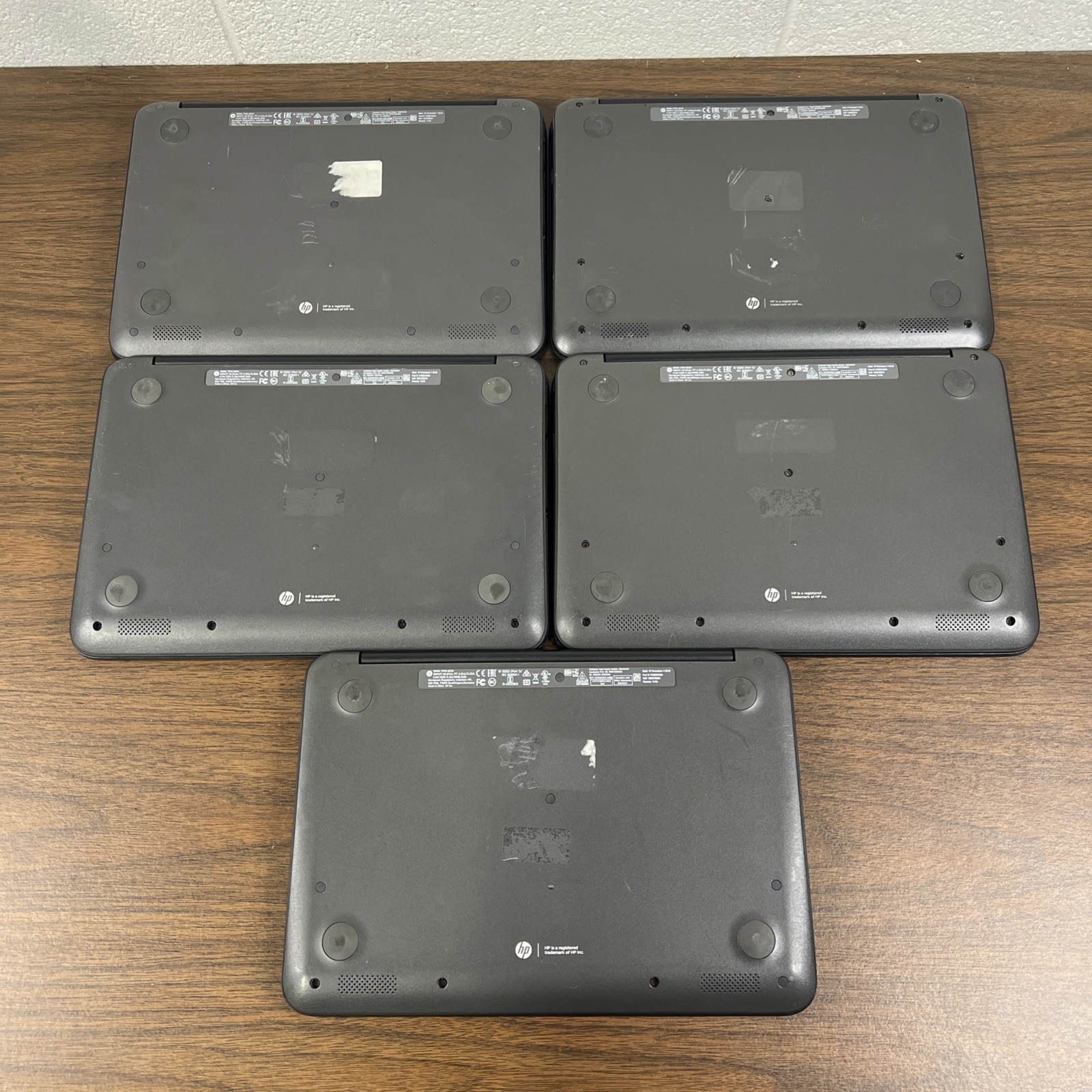 Lot Of 5 HP Chromebook 11 G5 EE | Celeron N3060 1.6GHz CPU | 4G Ram | 16G eMMC