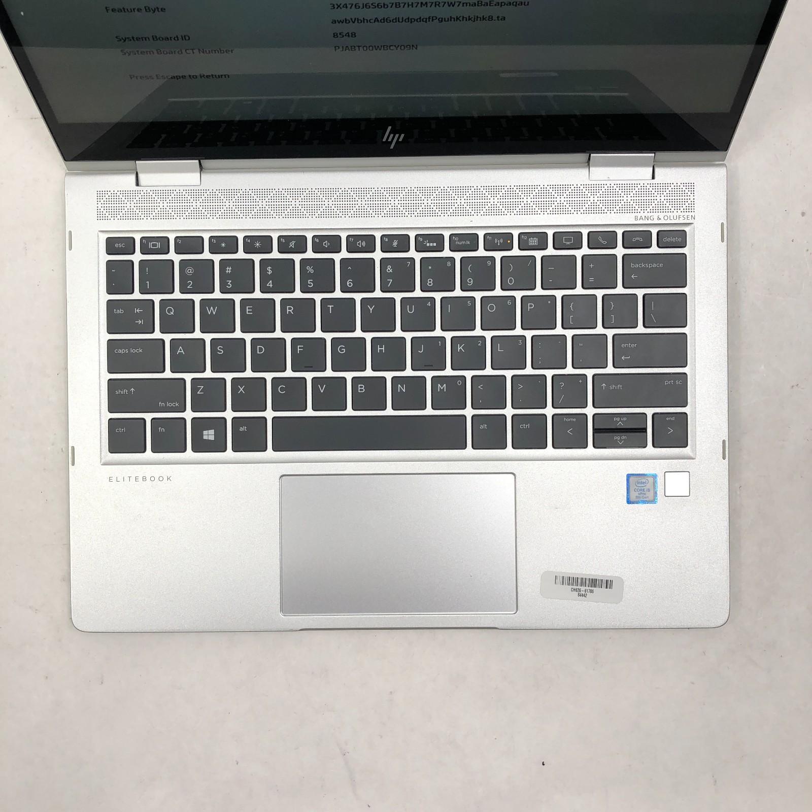 HP EliteBook 830 G6 x360 Core i5-8365U 1.6GHz 16GB RAM 256GB SSD No OS READ*