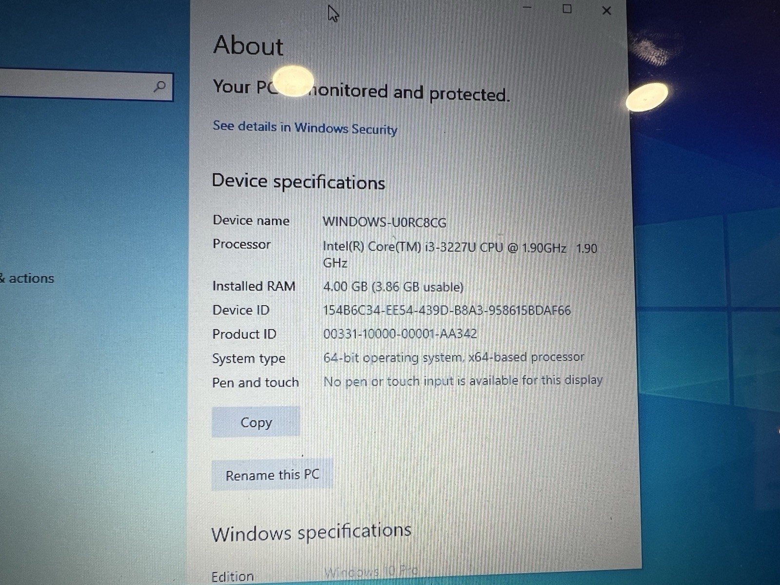 Dell Inspiron 5323 i3-3227U 4GB RAM UNTESTED