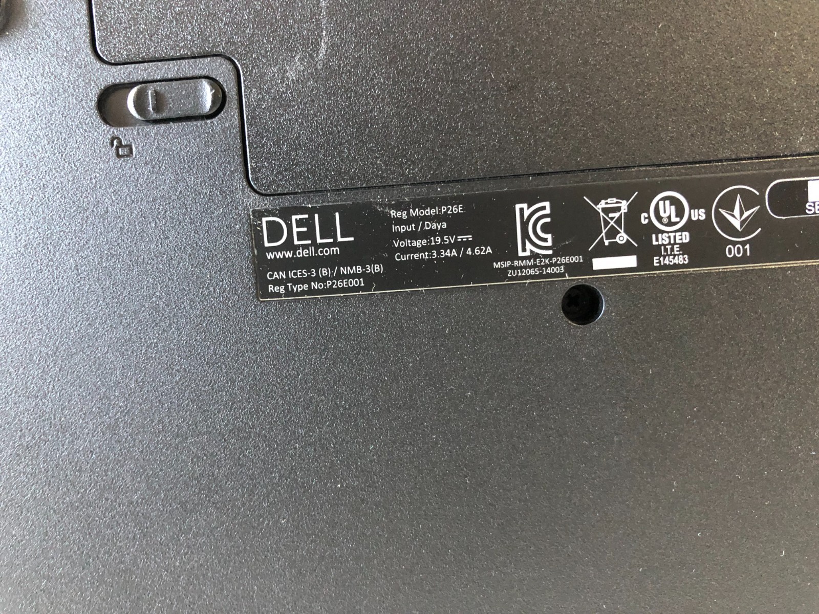 Dell Inspiron 5748 laptop 17.3 ” i5-4210U, 8GB, No Hard Drive