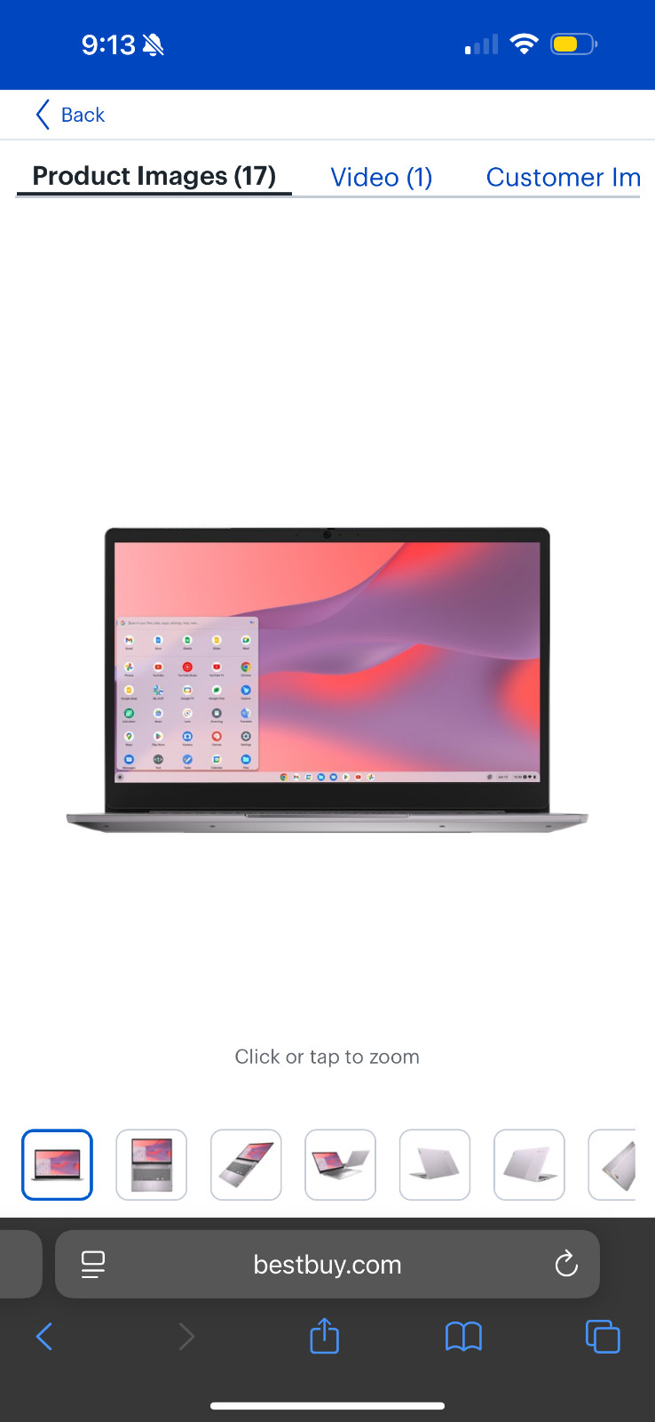 Leveno Chromebook 15.6 space gray