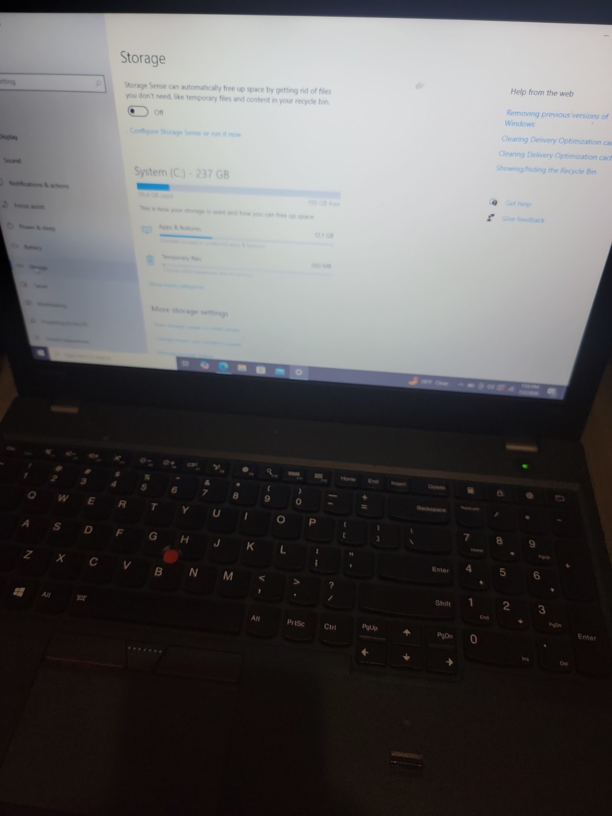 Lenovo Laptop ThinkPad T560 Intel i5-6200U @2.30GHz 8GB 240GB 15.6″ Offers