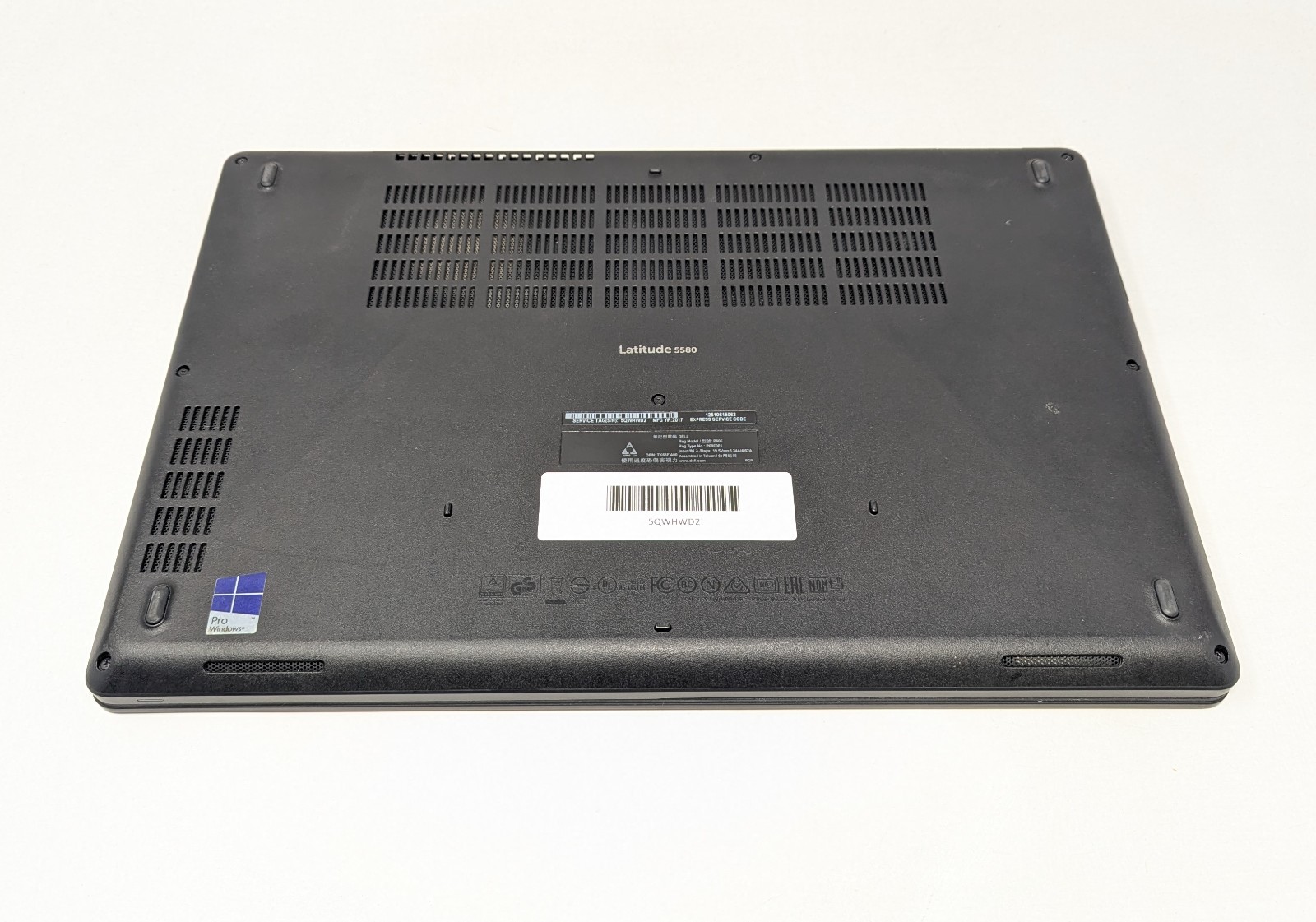 Dell Latitude 5580 – 15.6″ Intel Core i5-7440HQ 2.8 GHz 8GB DRDR4 RAM No OS/SSD