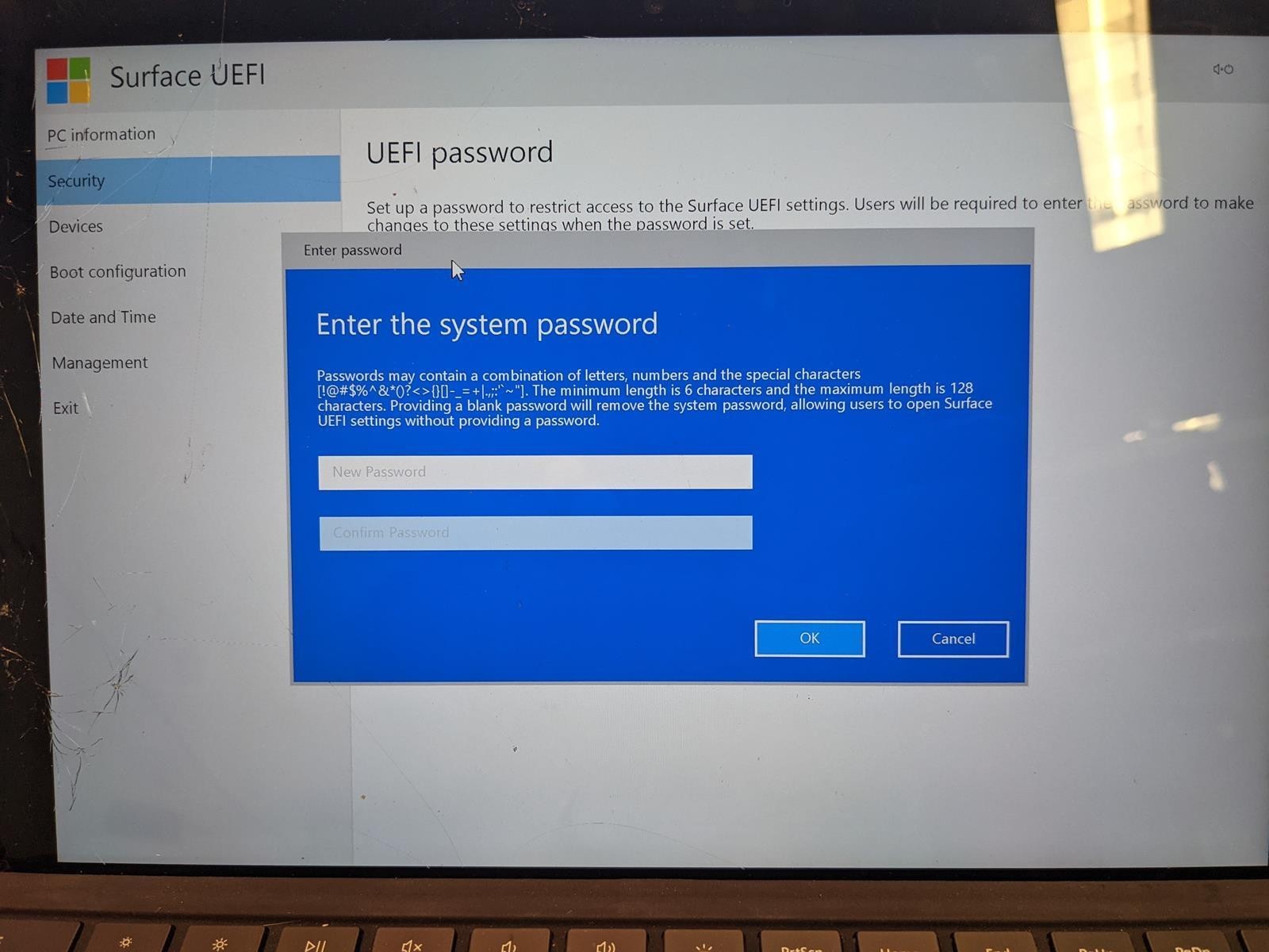 MICROSOFT SURFACE 1866 i5-1035G4 @ 1.1 GHz, 8GB RAM, 256GB SSD, WINDOWS 10
