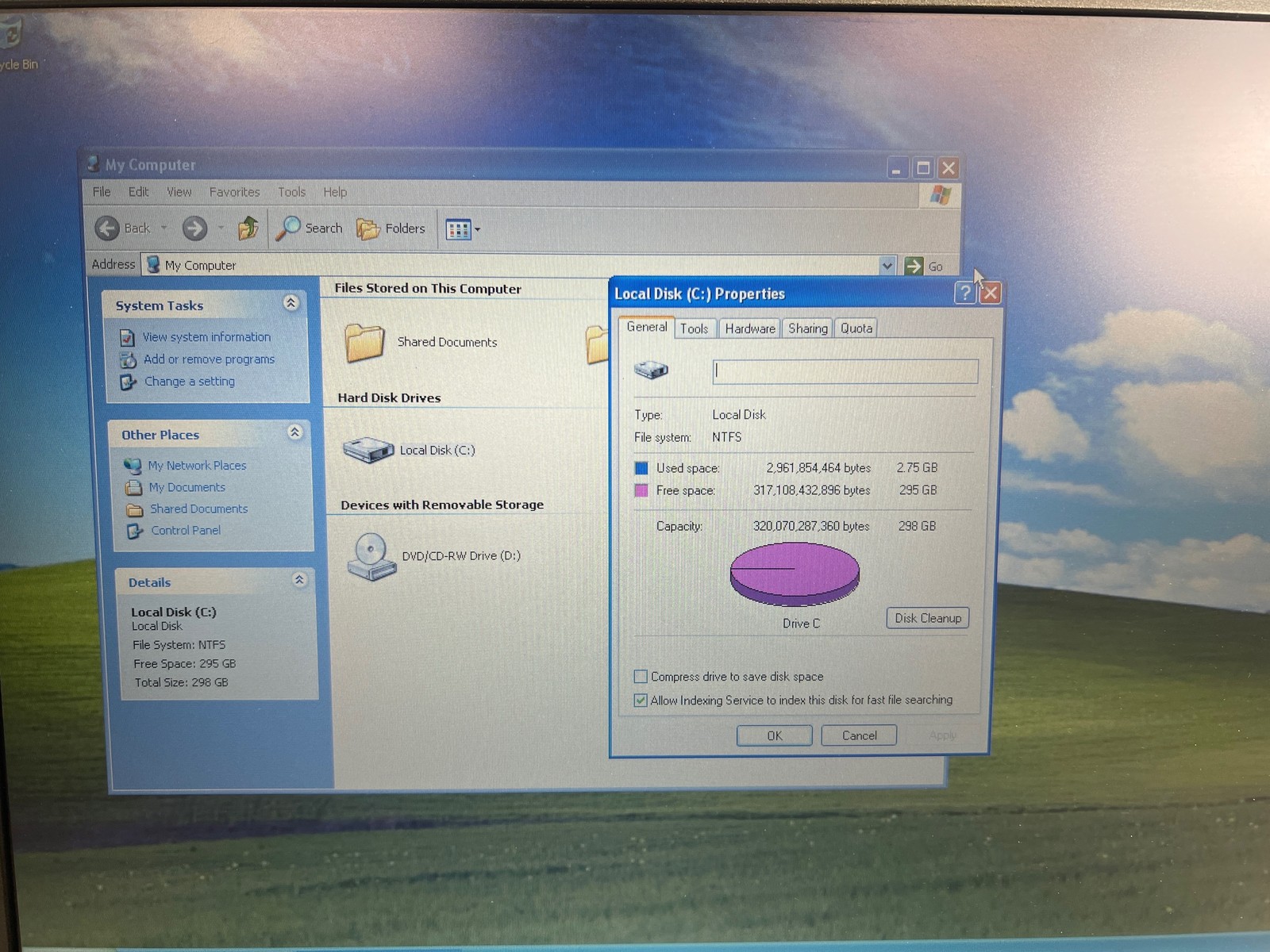 Dell Latitude D620 WinXP Core 2 Duo T2500 2.00GHz 1 GB 320 GB 14″ rs232