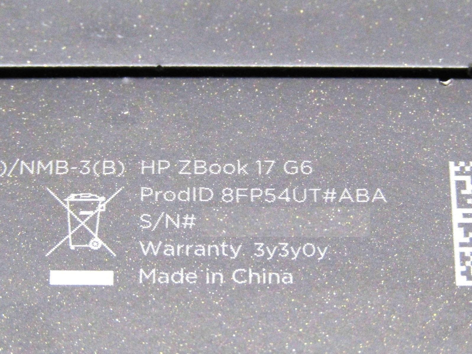 HP ZBook 17 G6 17.3″ | 2.30GHz Octa Core i9-9880H | 64GB DDR4 | Locked BIOS