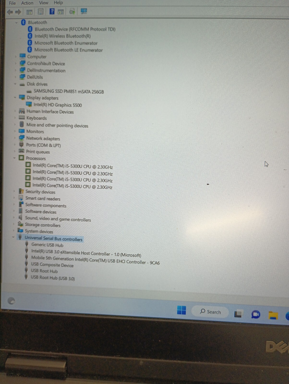 8228 Latitude E7450 w/charger.i5 5th gen.16GB.256GB mSata SSD.14″FHD.