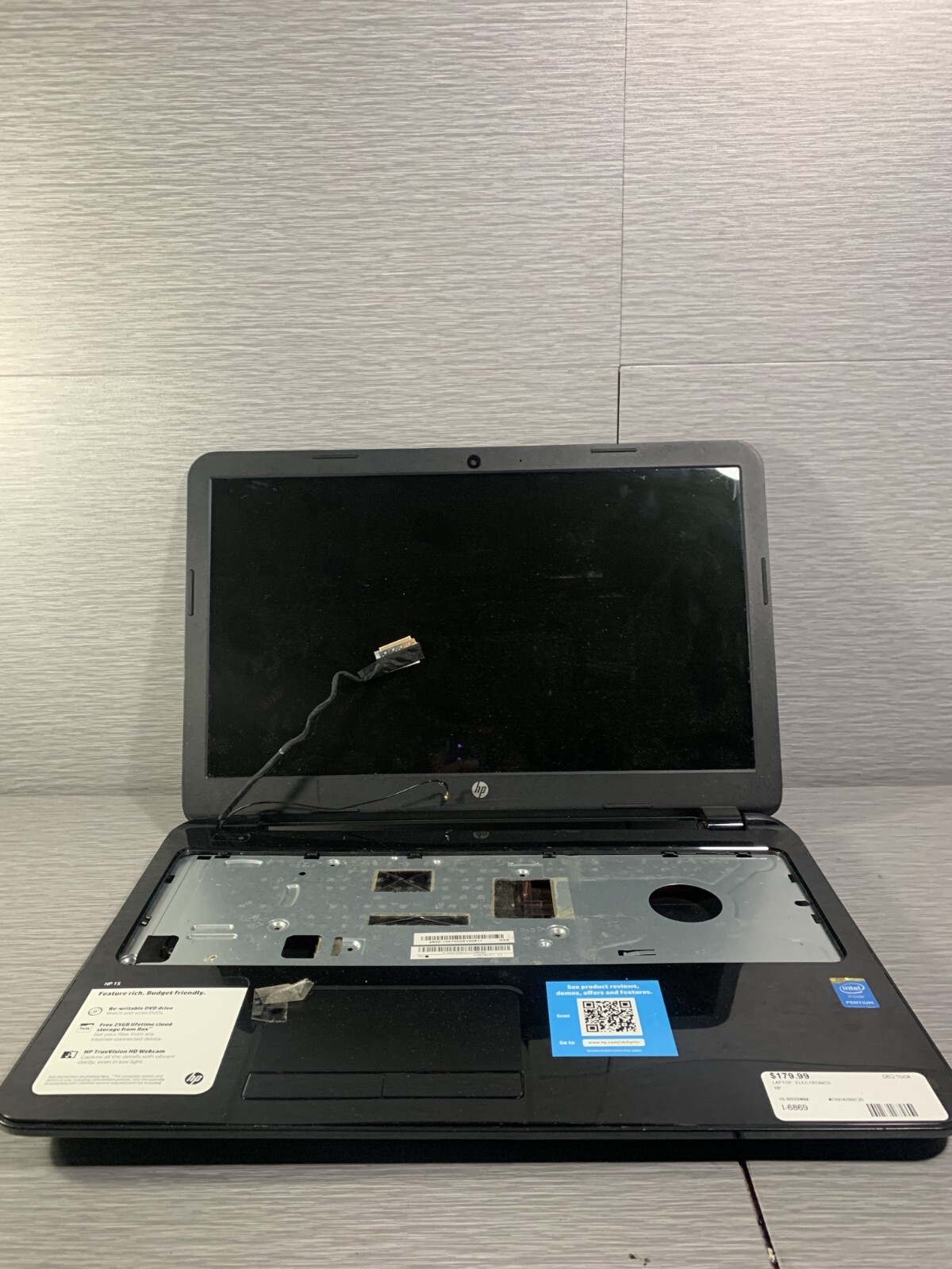 HP Pavilion 15-r029wm 15″ Laptop | Intel Pentium Dual | FOR PARTS