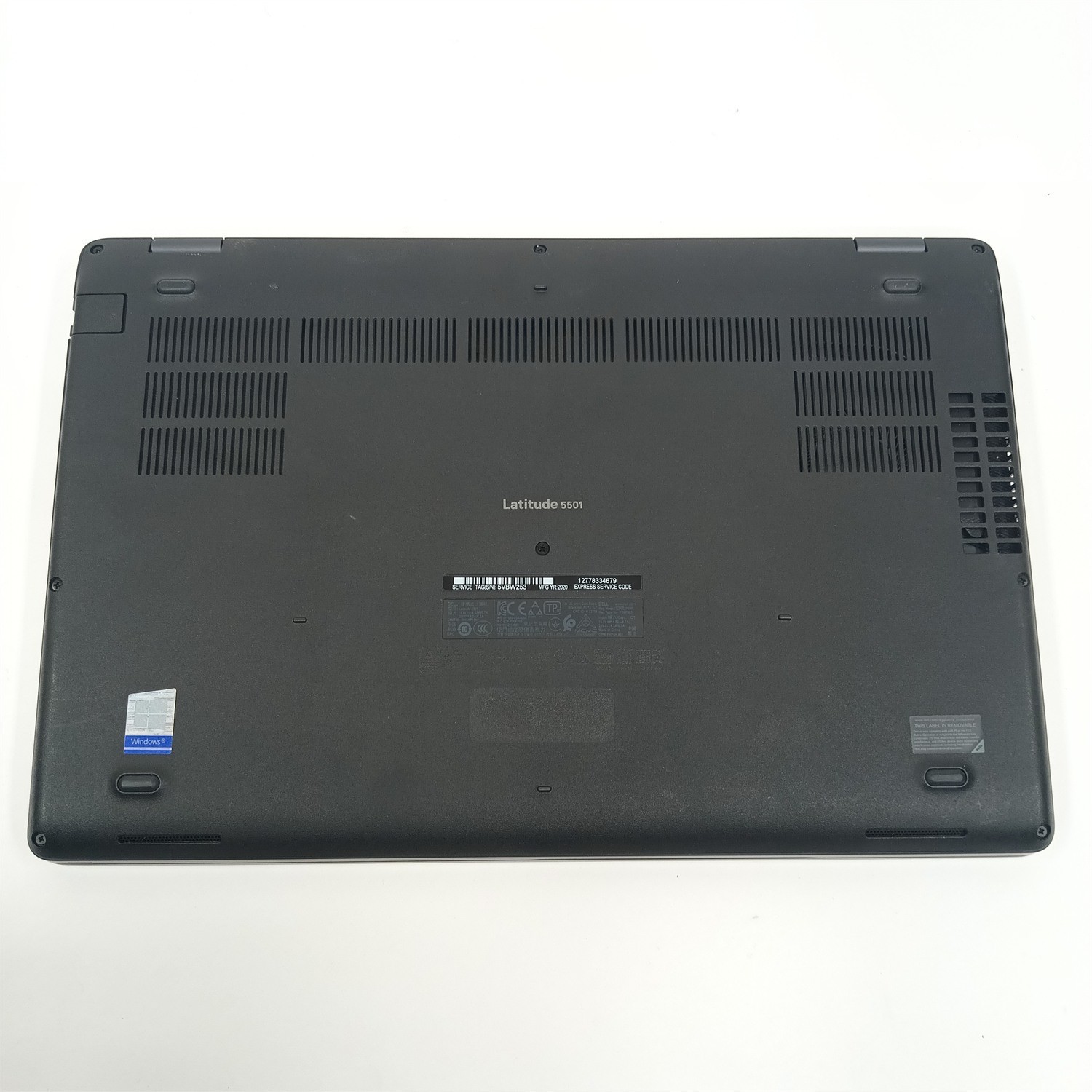 Dell Latitude 5501 Laptop i5 9300H 2.40GHz 12GB DDR4 2667MHz 250GB SSD Win11 Pro