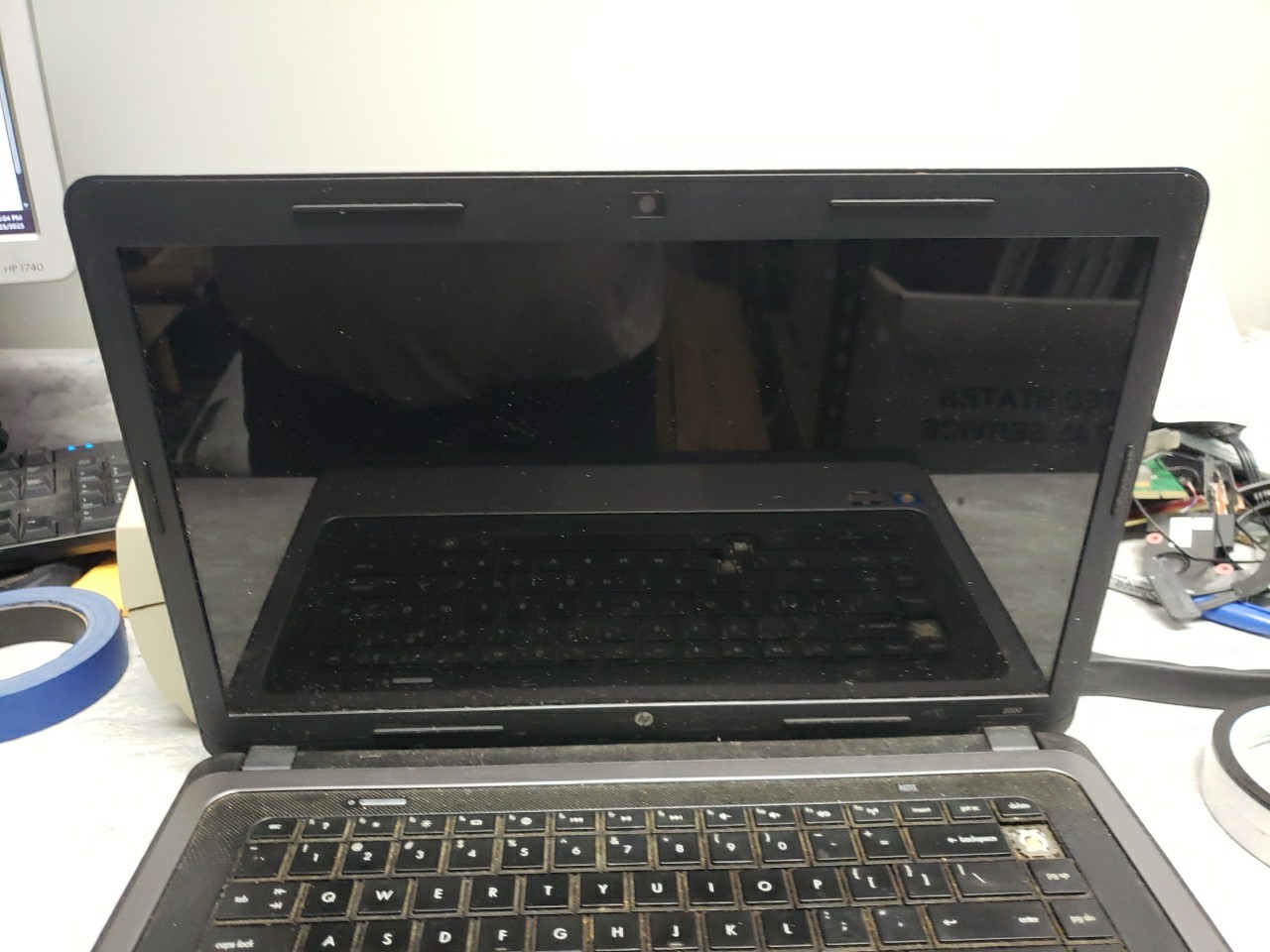 HP 2000 NOTEBOOK BOOTS TO BIOS AMD E-2 4GB RAM 15.6 SCREEN READ AD FREE SHIP