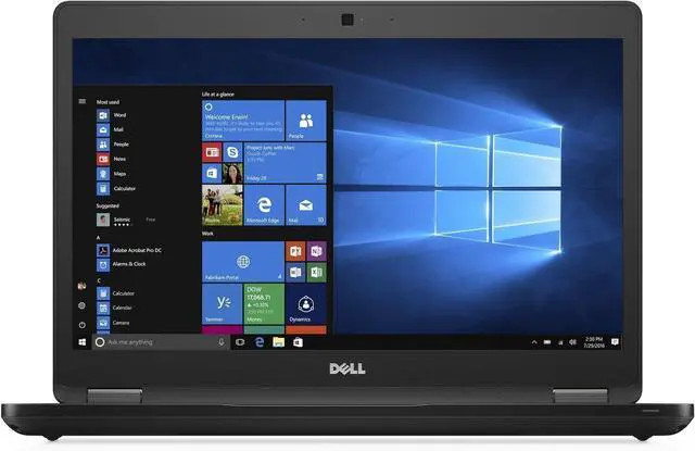 DELL LATITUDE 5480 13.9 in I5-6300HQ 16GB RAM 256GB SSD Smartcard Reader W10 Pro