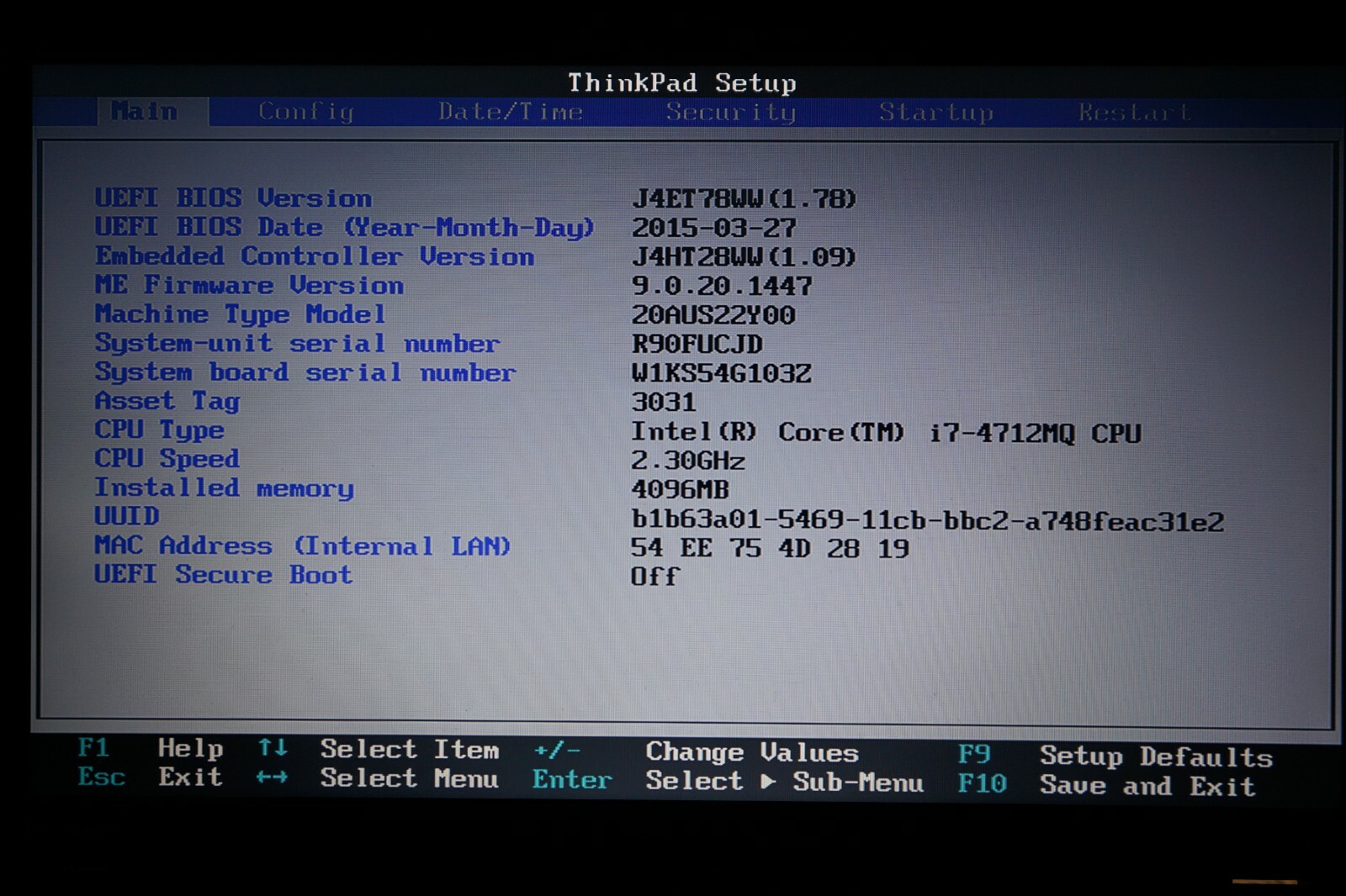 ^ Lenovo ThinkPad L540 i7-4712MQ @ 2.3GHz 15.6″ 4GB Ram No HD #C1223