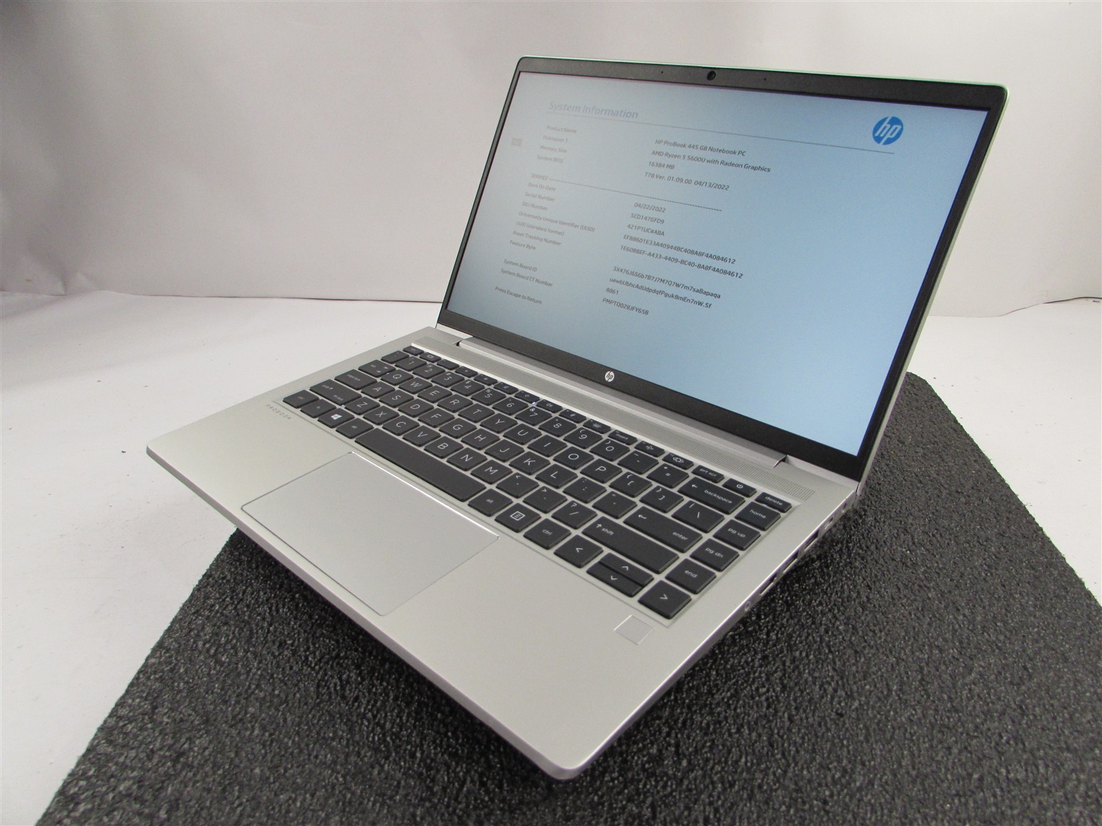 HP PROBOOK 445 (G8) FHD AMD RYZEN 5 5600U 512GB SSD 16GB RAM AMD GPU WIN 11 PRO