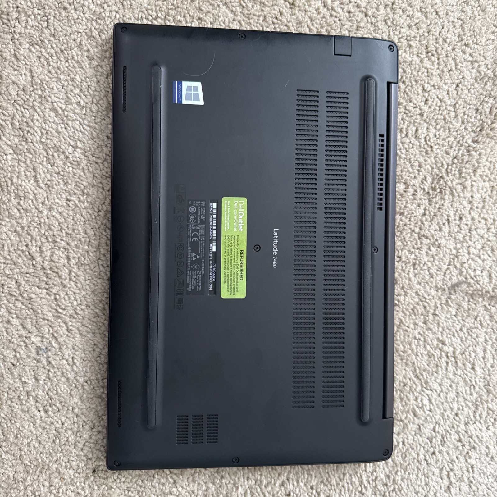 Dell Latitude 7480 Laptop 14-inch Intel Core I5 Touch 32gb RAM