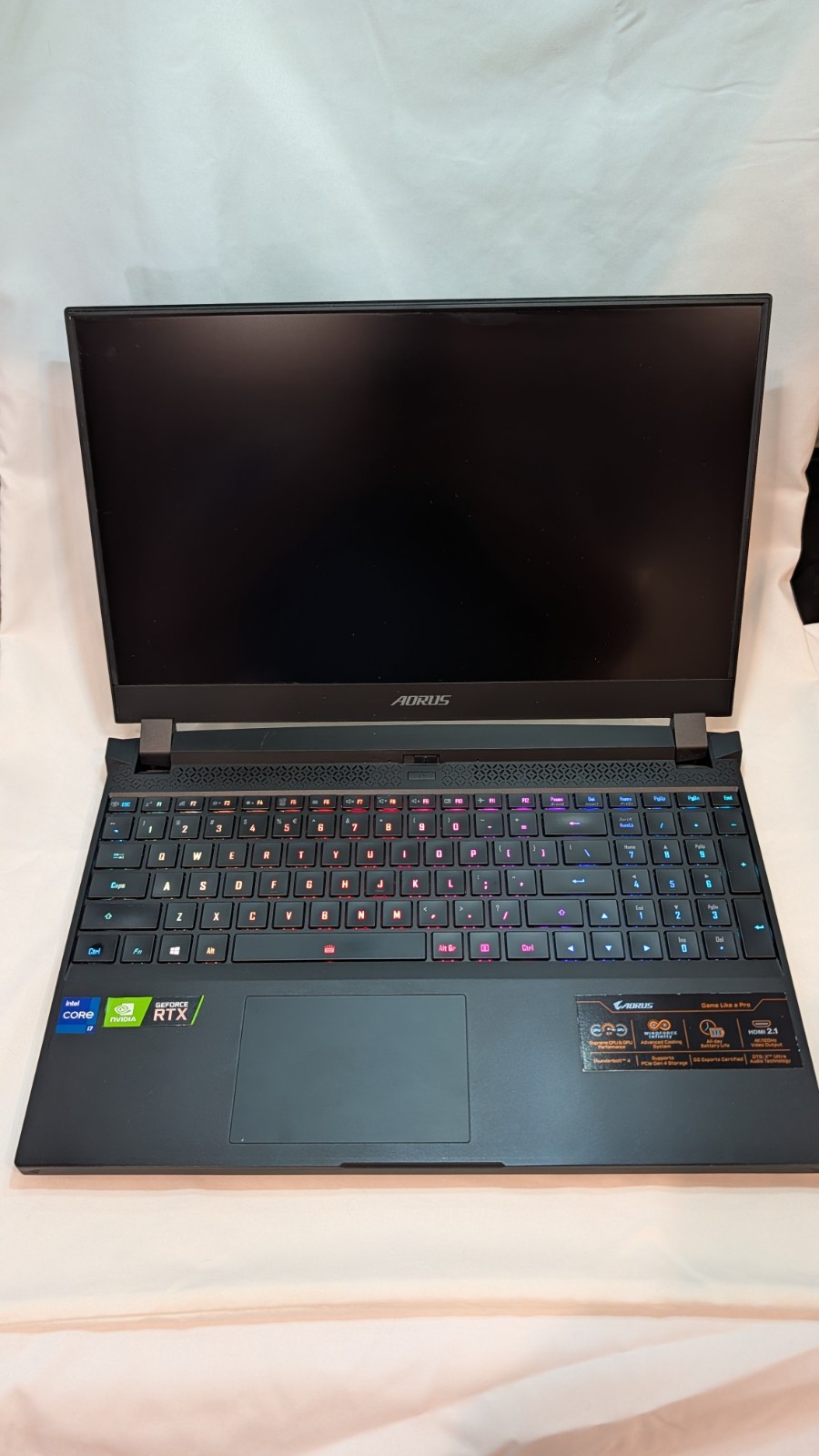 GIGABYTE AORUS 15P YD 15.6″ 300Hz Gaming Laptop RTX 3080 i7-11800H 32GB 3TB SSD