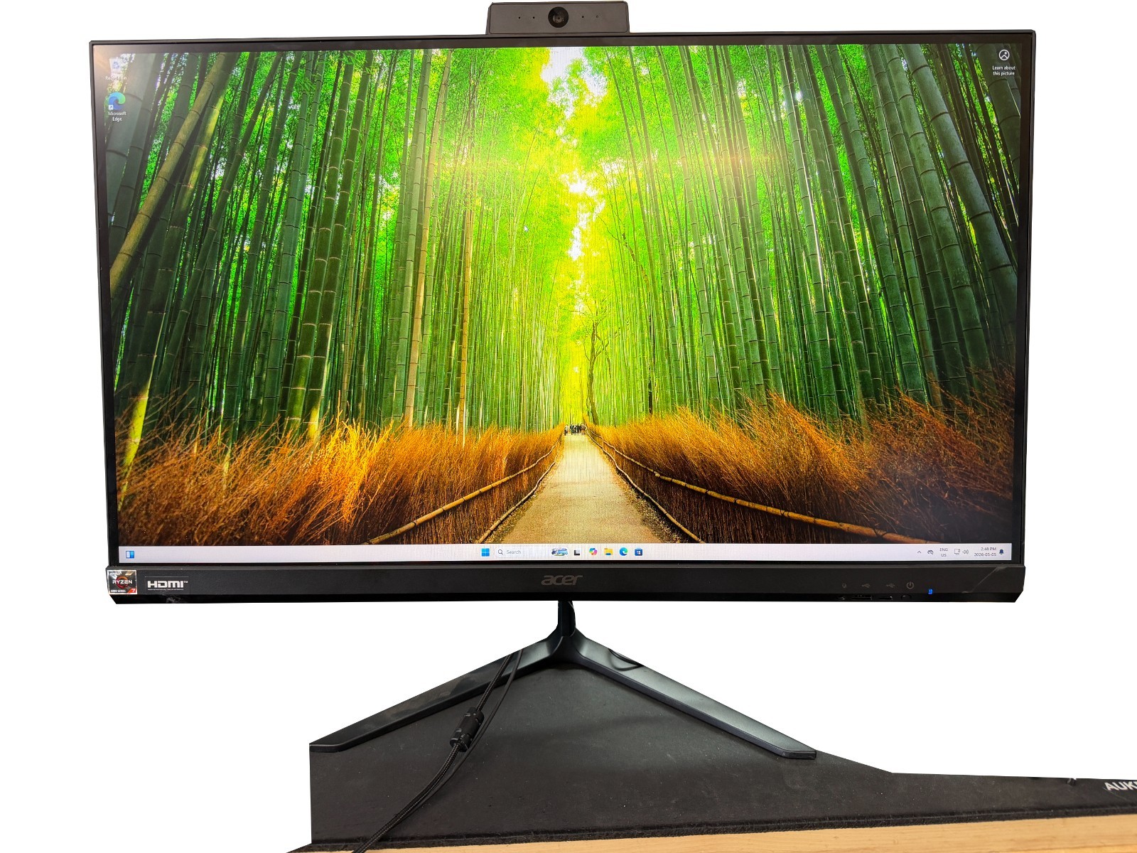 Acer Aspire C27 AIO All-in-One PC (AMD Ryzen 7 5700U/16GB RAM/1TB SSD/Windows 11