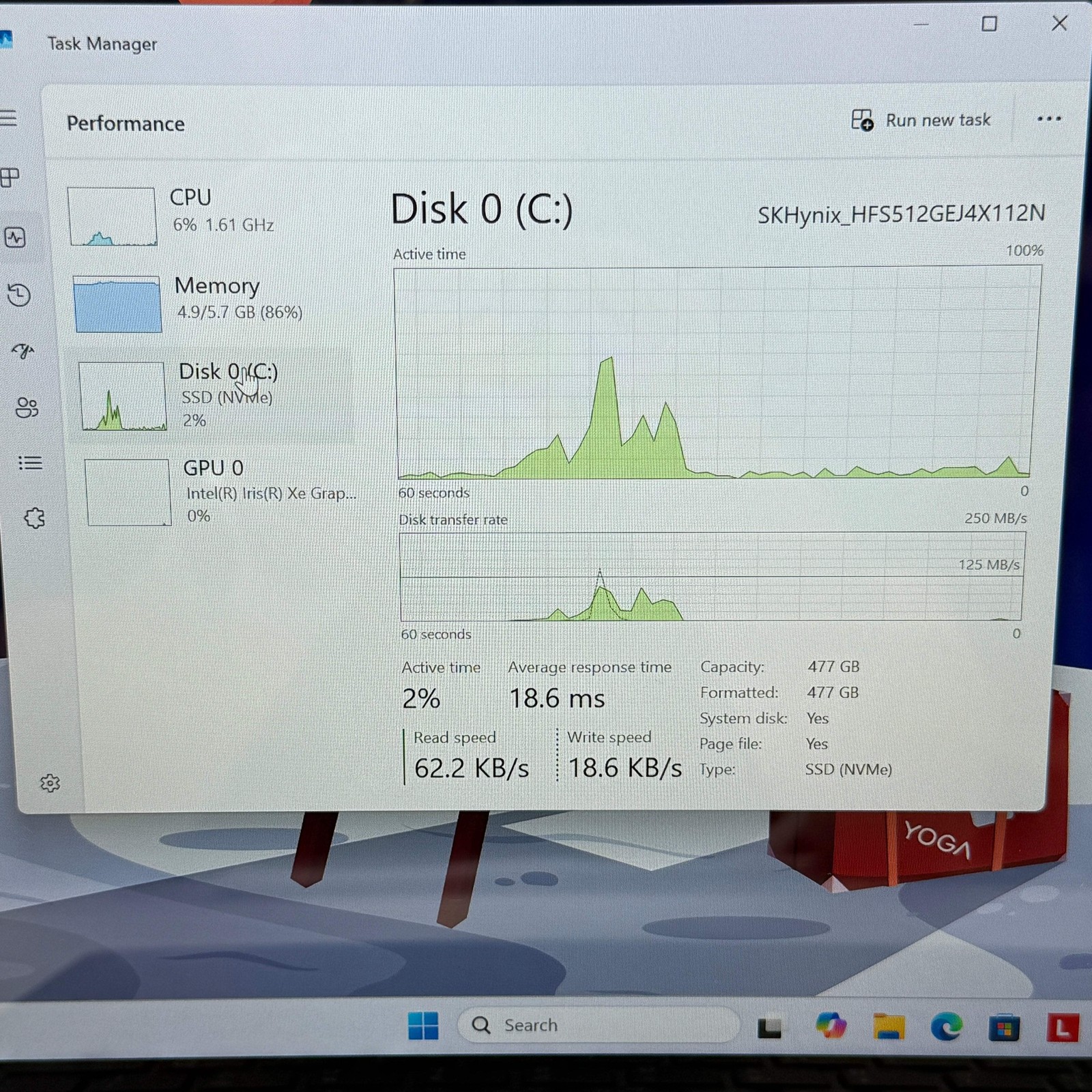 Lenovo Yoga 7 2-in-1 14IRL8 14″ i5-1335U 1.3GHz 8GB RAM 512GB SSD
