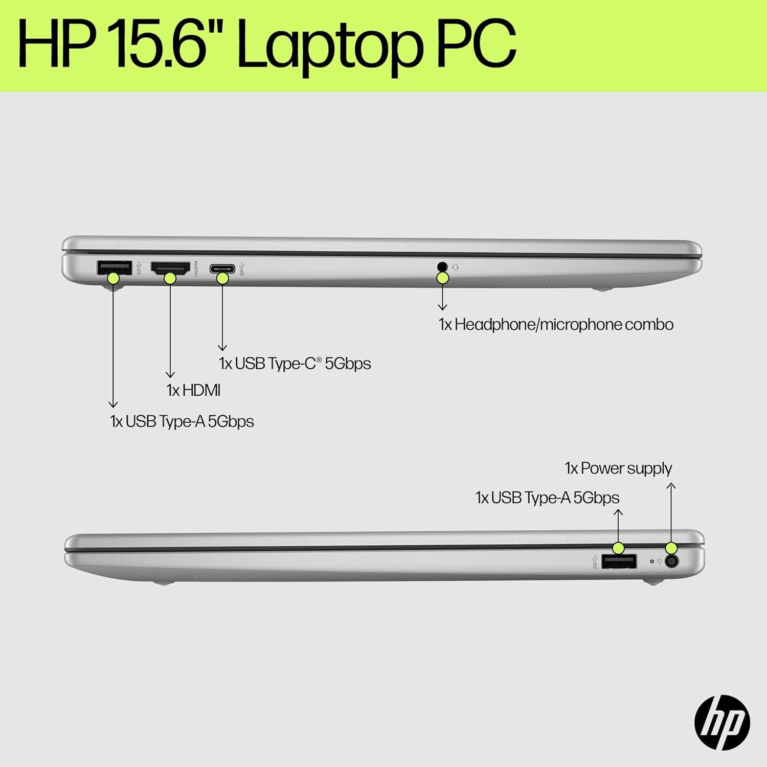15.6″ FHD Laptop 2026 Edition with Copilot AI, 8GB RAM, 256GB SSD, Intel Process