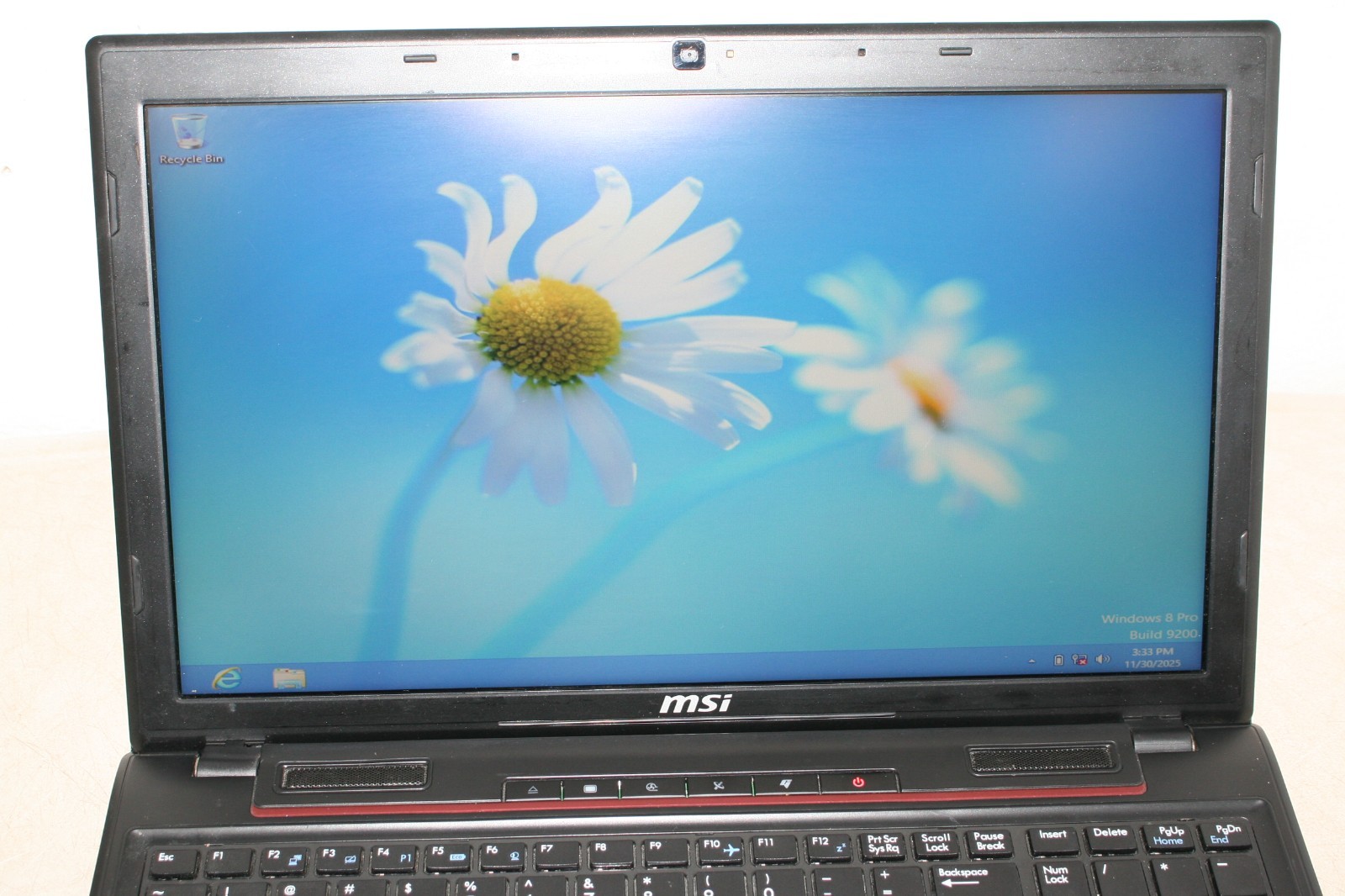 MSI MS-16GH Gaming Laptop i7-4710HQ 2.5GHz. 8GB Ram 512GB SSD HDD Win 8 AS IS