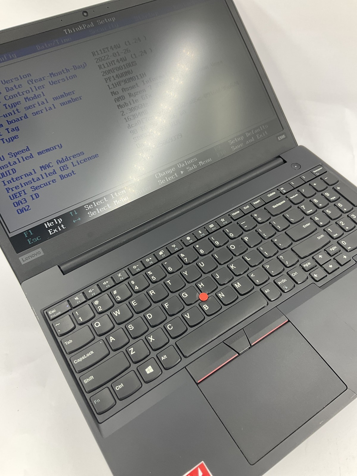 Lenovo ThinkPad E595 15.6″ AMD Ryzen 7 3700U 512GB 16GB B Win 11 Pro