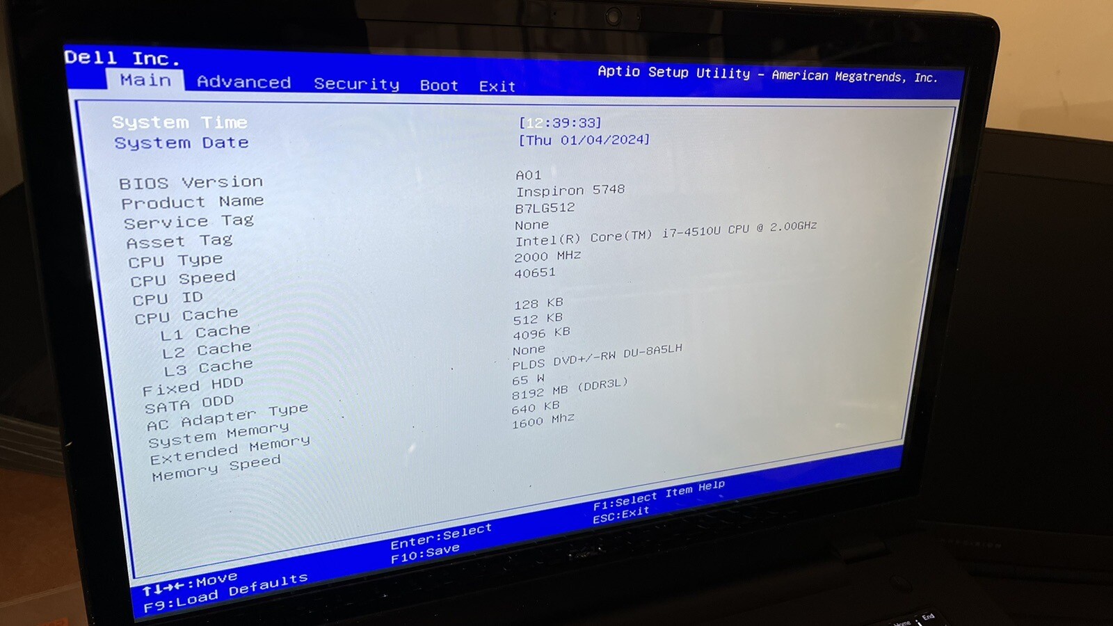Lot Of 4 Dell Inspiron/ PrecisionM4800/ I7 4th Gen 8,16,20,32 GB RAM NO STORAGE