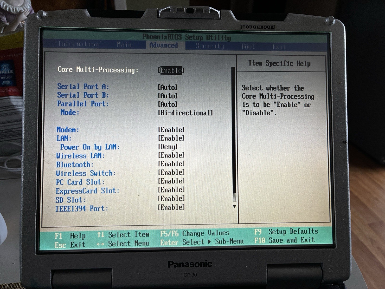 Panasonic Toughbook CF-30 MK1 | 3GB RAM | 120GB SSD | Win XP SP3 | No AC⁠