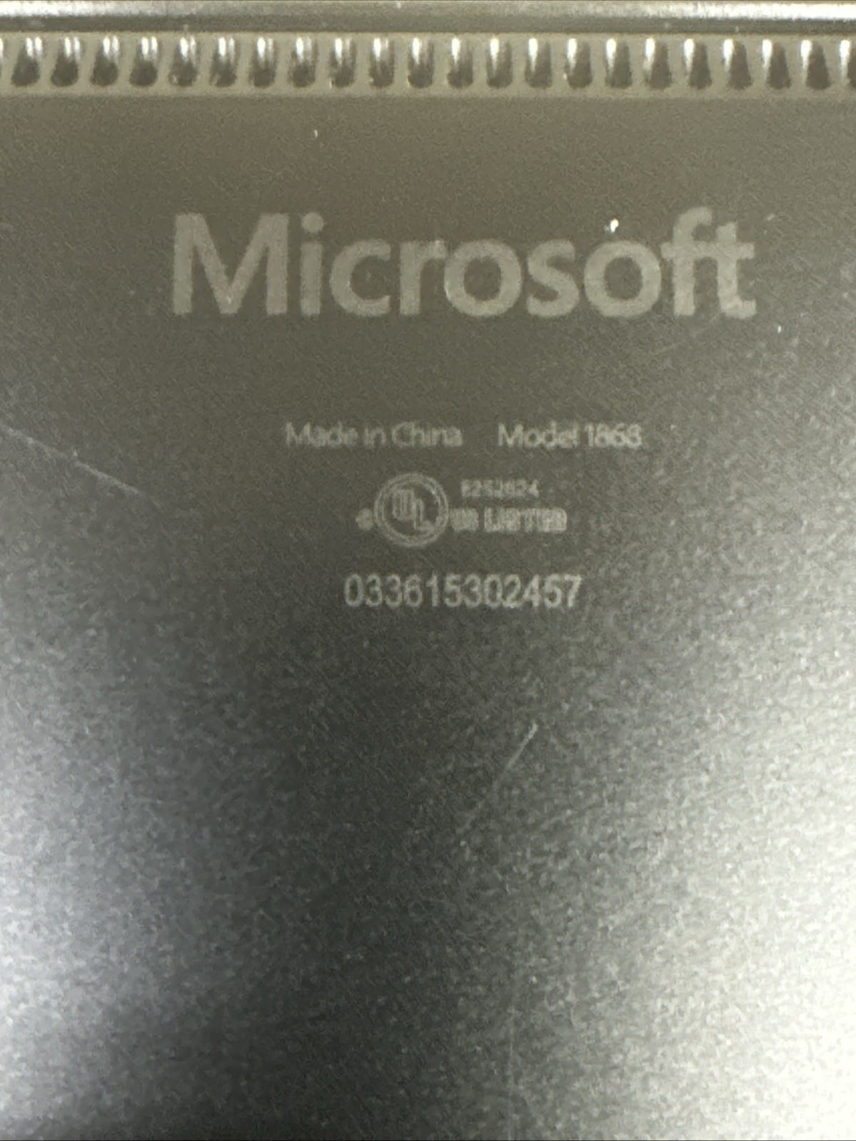 Microsoft Surface Laptop 3 1868 Black