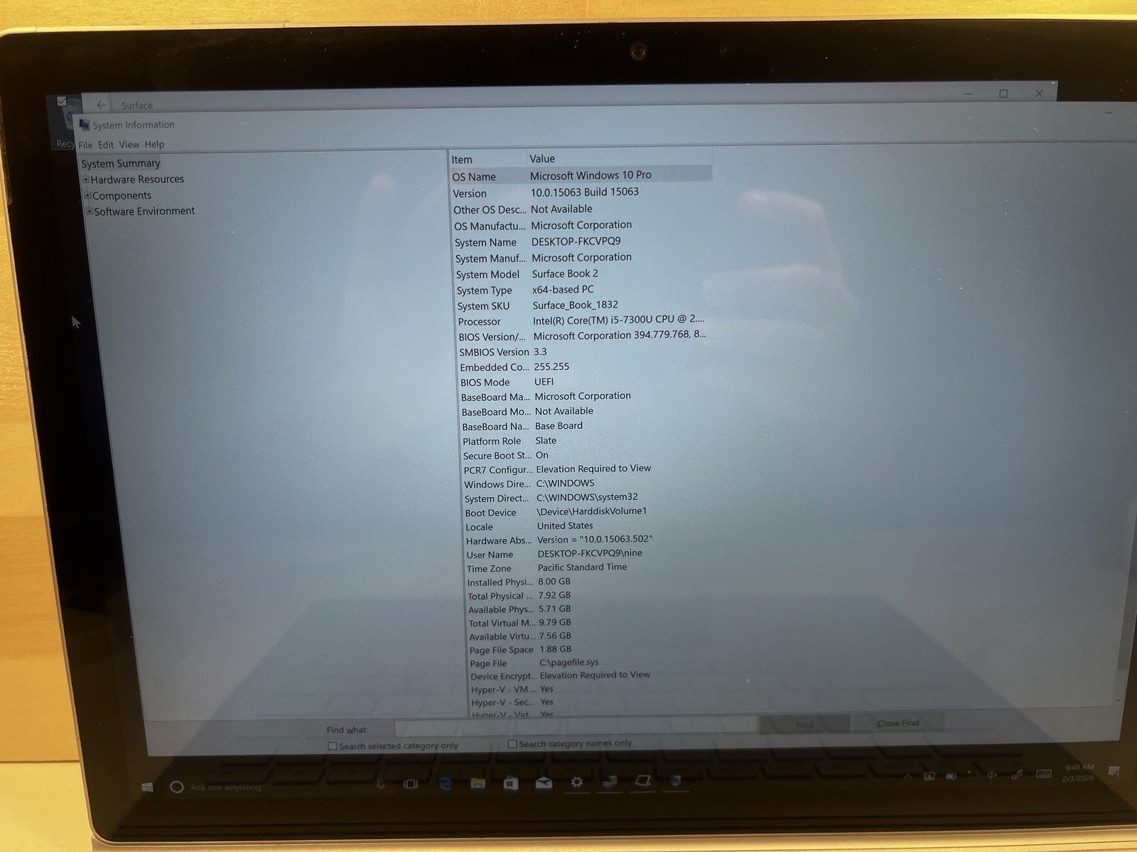 Microsoft Surface Book 2 13.5″ (256 GB, Intel Core i7 8th Gen., 2.6GHz, 8GB)…
