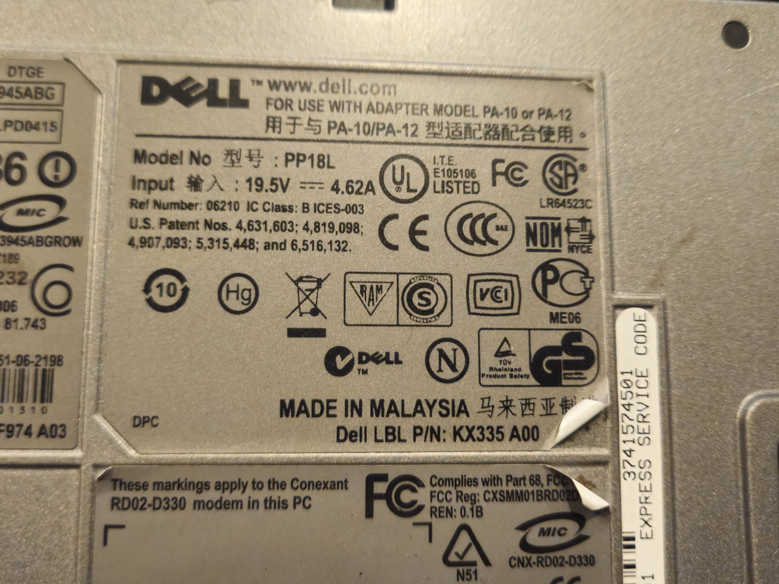 Dell Latitude D630 T7100 3GB Ram Laptop 55gb Hd Windows 10 Pro Intel Core