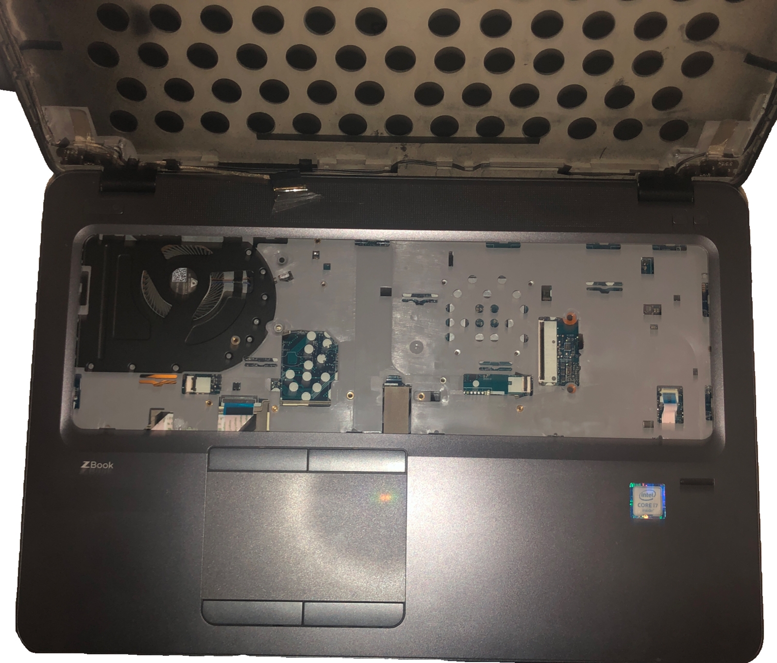 HP Zbook 15u G3 i7-6500U CPU 2.50GHz NO: LCD,HDD,BATTERY, Keyboard, Bezel. 15.6”