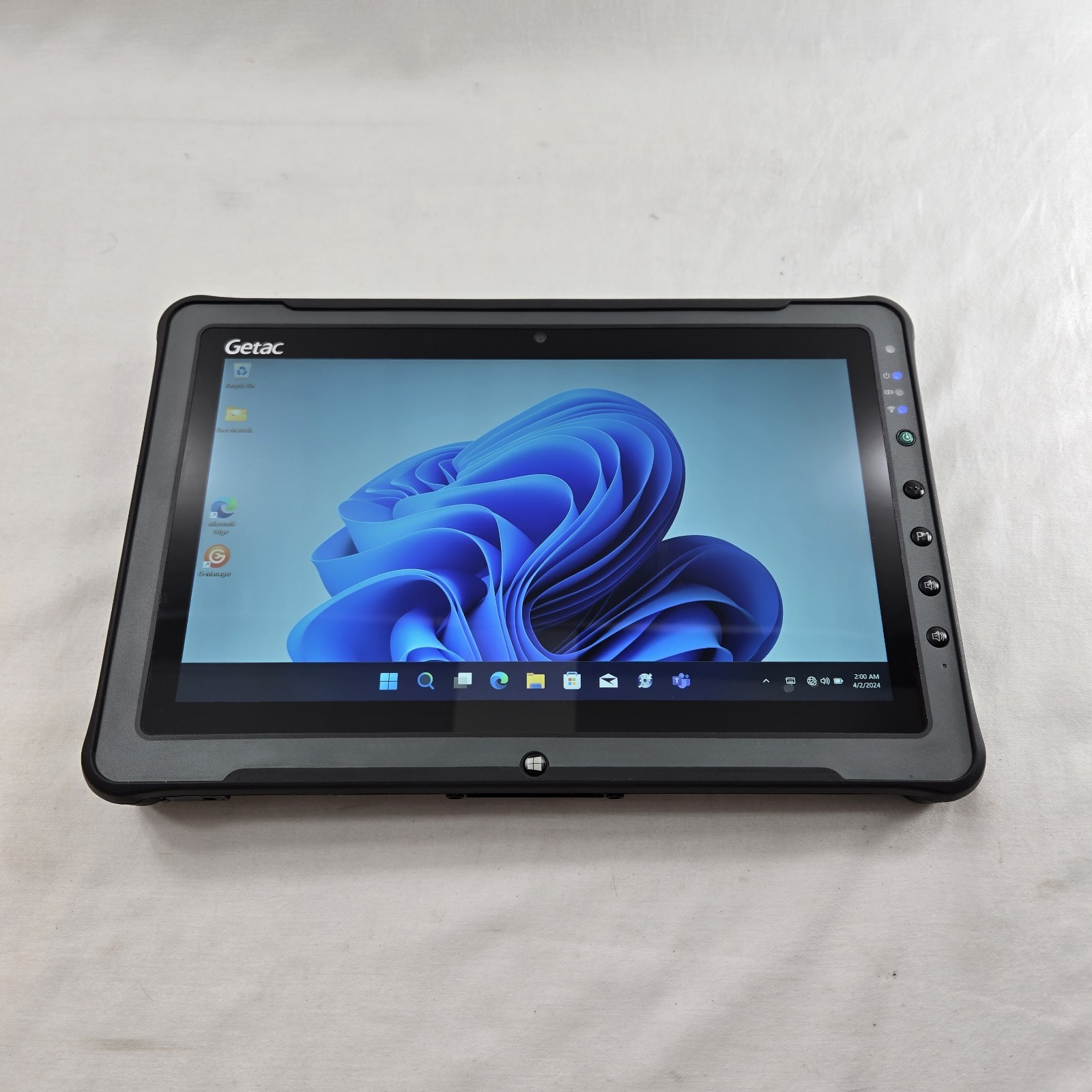 GETAC F110 G4 Rugged Tablet i7-7500U 2.70GHZ 512GB SSD 16GB | Win11P – 4G – GPS!