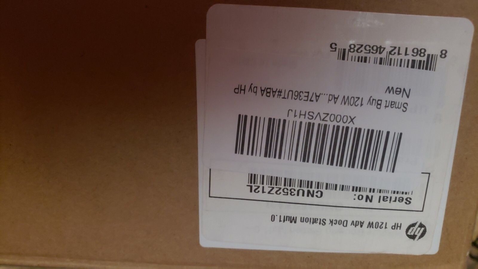 HP Docking Station (120 watt) A7E36UT#ABA NEW