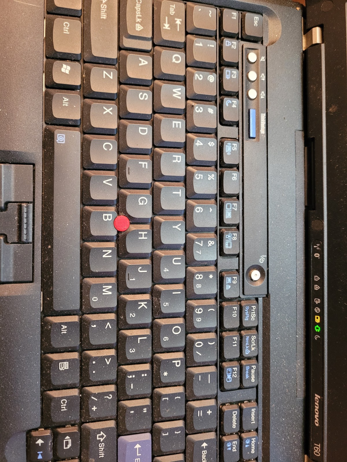 Lenovo IBM ThinkPad T60 Vintage 256 RAM 40gHDD 14 inch Parts NON Start