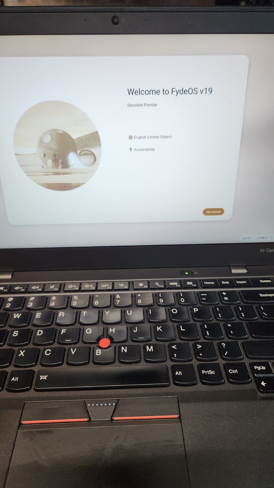 Lenovo ThinkPad X1 Carbon, 3rd Gen, i5-5300U @ 2.30GHz, 8GB RAM- Fyde OS